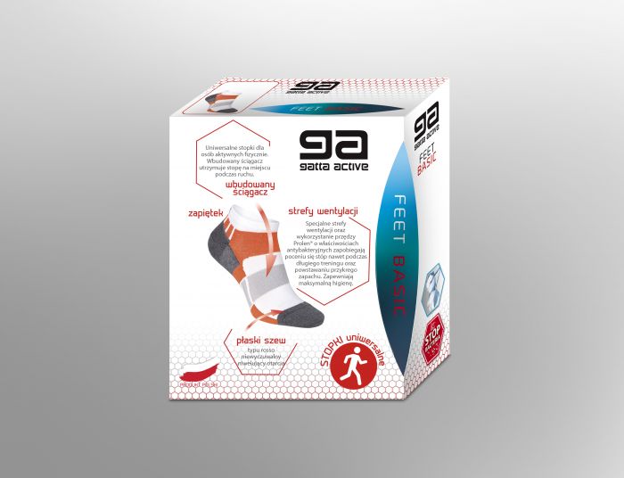 Gatta 05 Gatta Active Feet Basic  Active Packs | Pantyhose Library